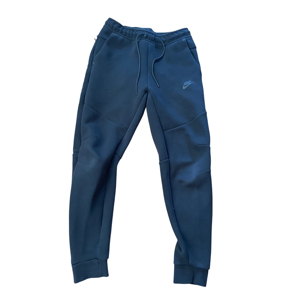 Nike Tech Fleece Joggers Mens Medium Black Slim Fit Sweatpants CU4495-010